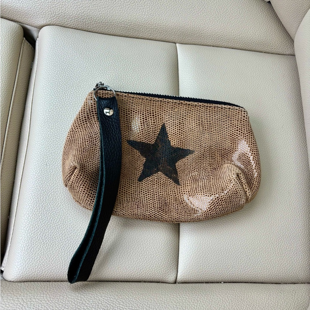 Lynn Tallerico Leather Wristlet